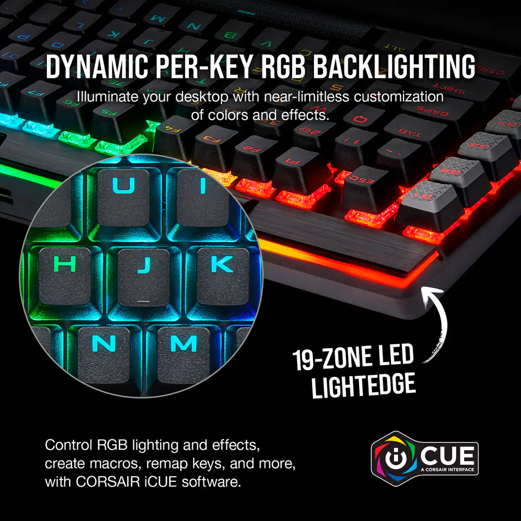 CORSAIR GAMING K95 PLATINUM XT RGB MECHANICAL GAMING KEYBOARD